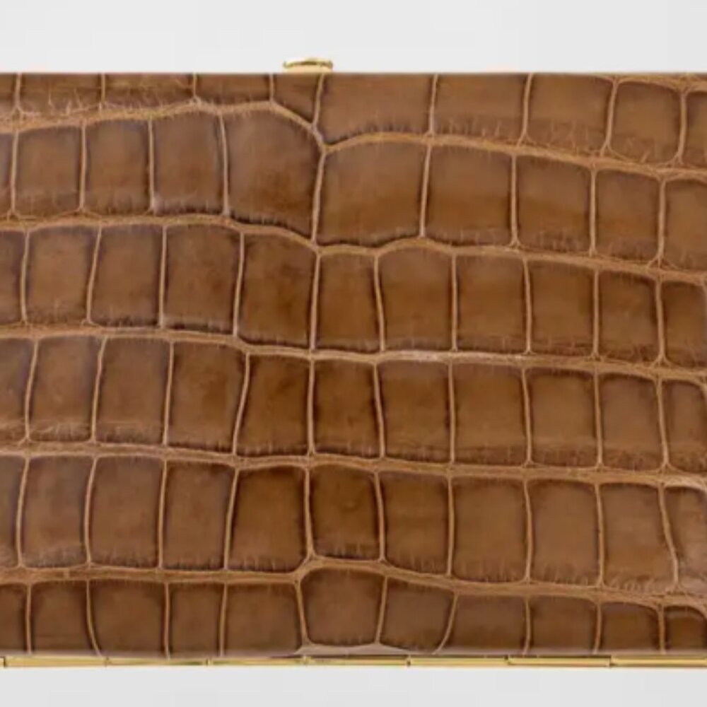 Abas Wallet ..Cache Frame Alligator Wallet Abas